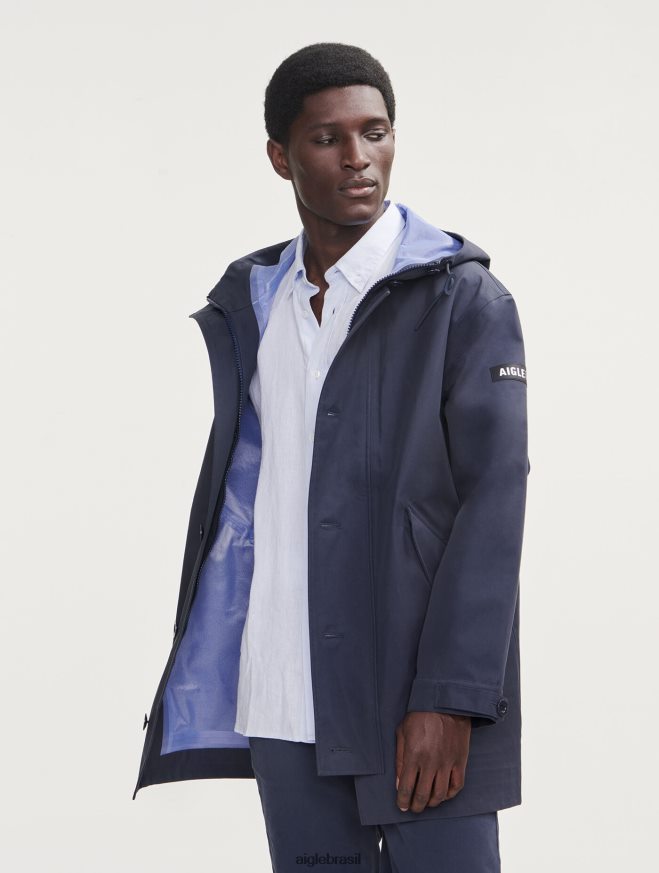 Aigle roupas parka mtd com capuz e comprimento médio Império homens RX2B88214