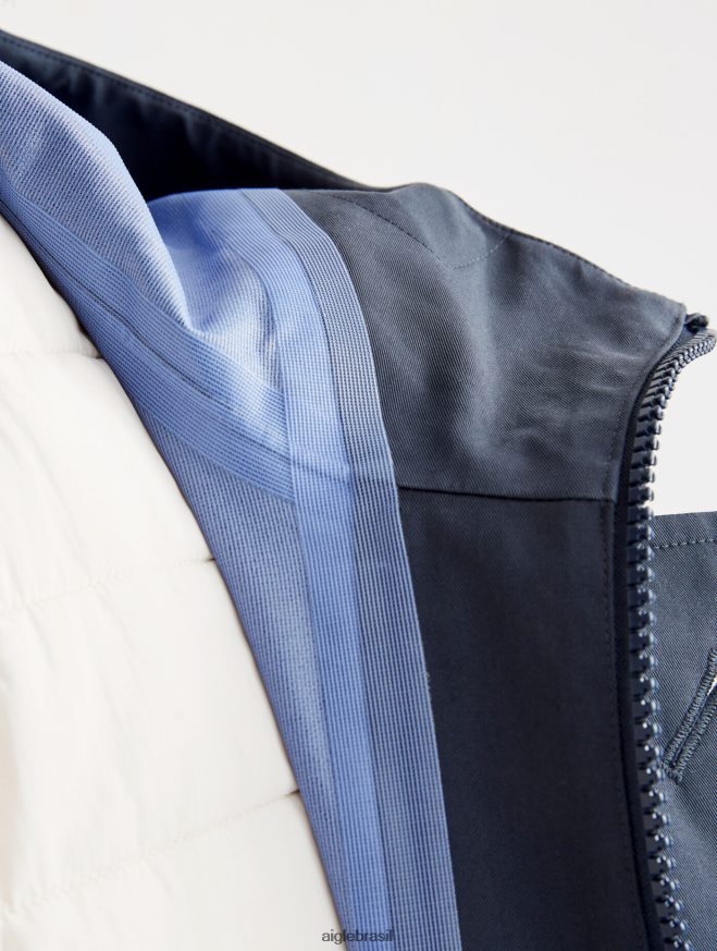 Aigle roupas parka mtd com capuz e comprimento médio Império homens RX2B88214