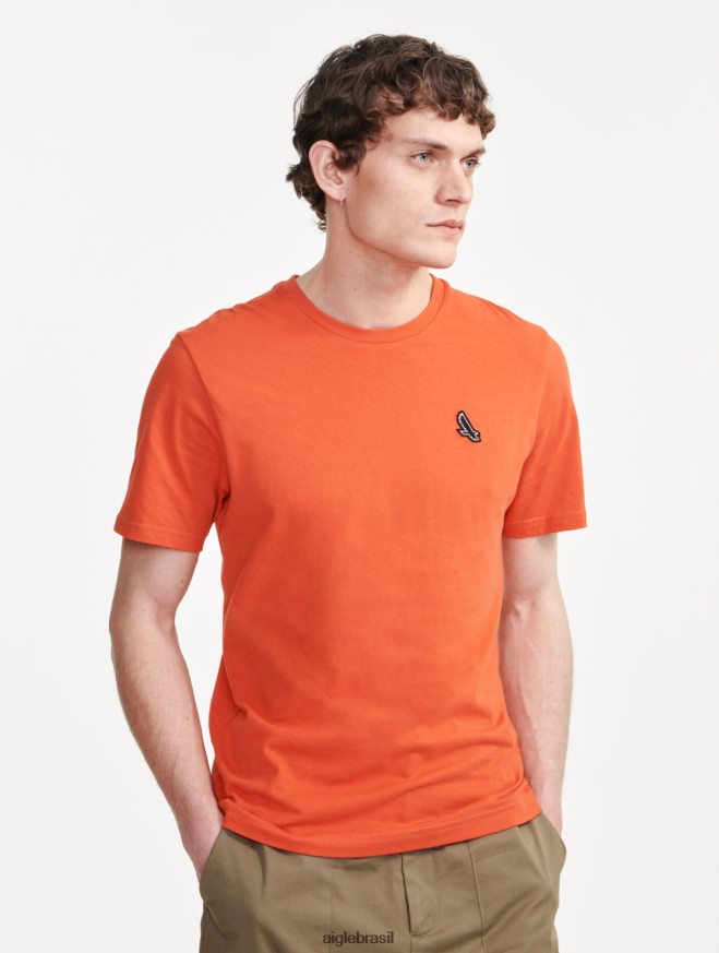 Aigle roupas camiseta com gola redonda Harissa homens RX2B8840