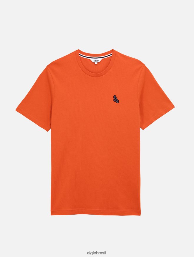 Aigle roupas camiseta com gola redonda Harissa homens RX2B8840