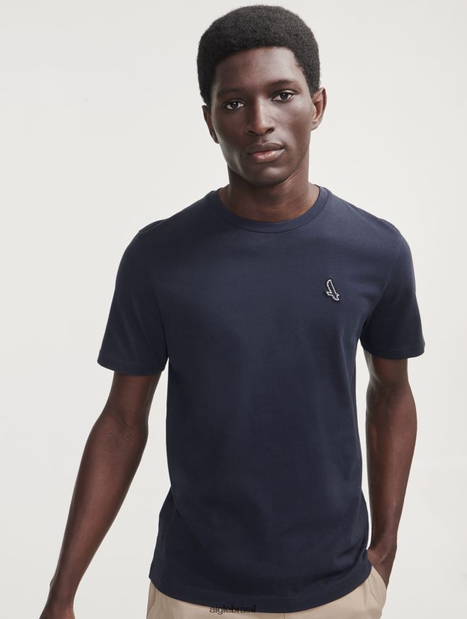 Aigle roupas camiseta com gola redonda Império homens RX2B88102