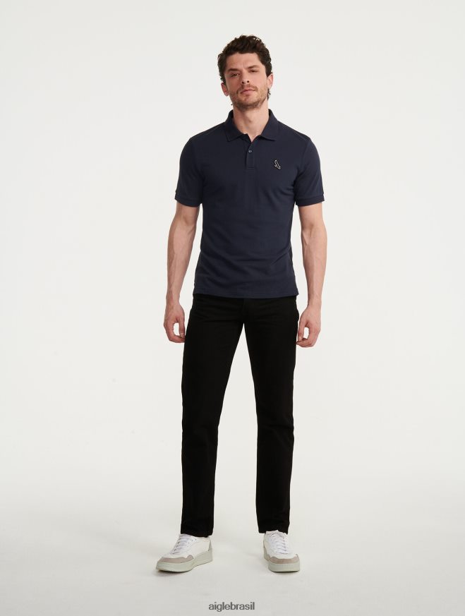 Aigle roupas polo de manga curta e secagem rápida Império homens RX2B8897