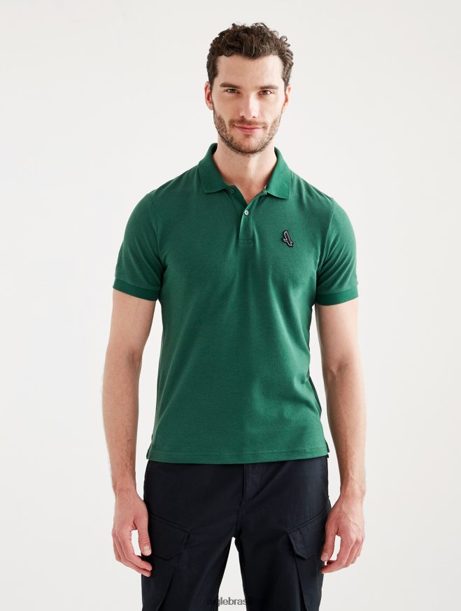 Aigle roupas polo de manga curta e secagem rápida botânico homens RX2B8894