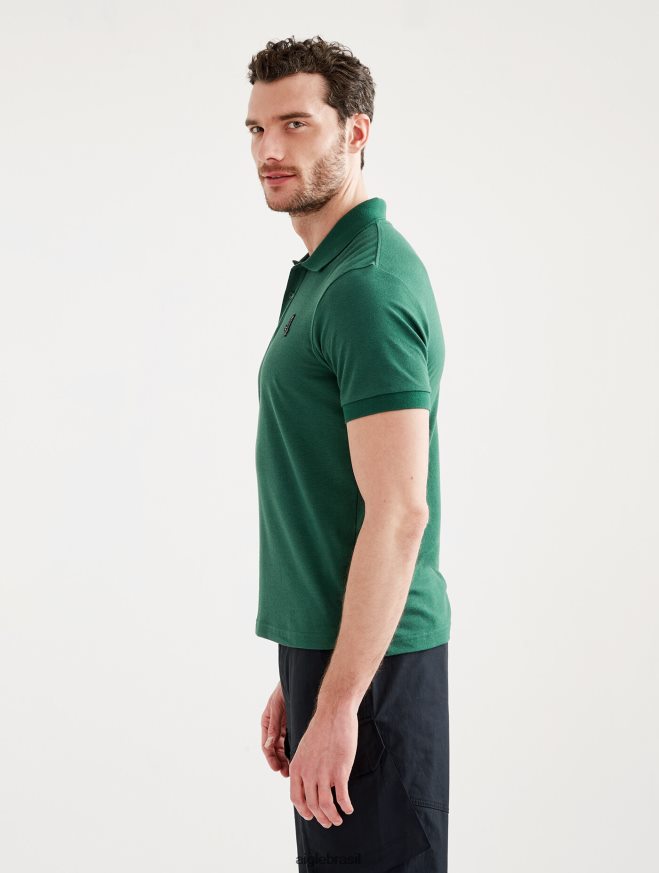 Aigle roupas polo de manga curta e secagem rápida botânico homens RX2B8894