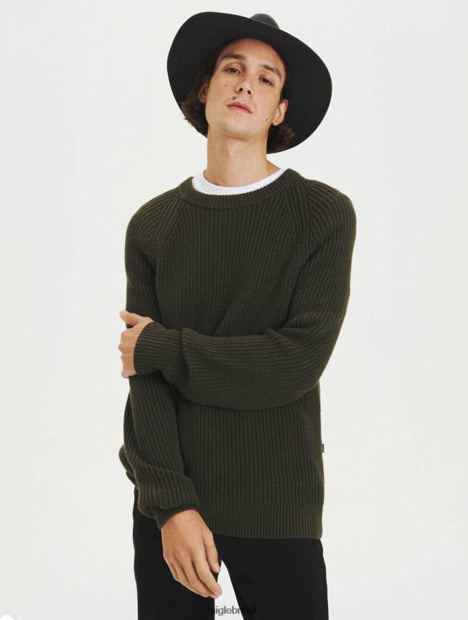 Aigle roupas suéter de inspiração marinha em algodão orgânico advogado homens RX2B8835