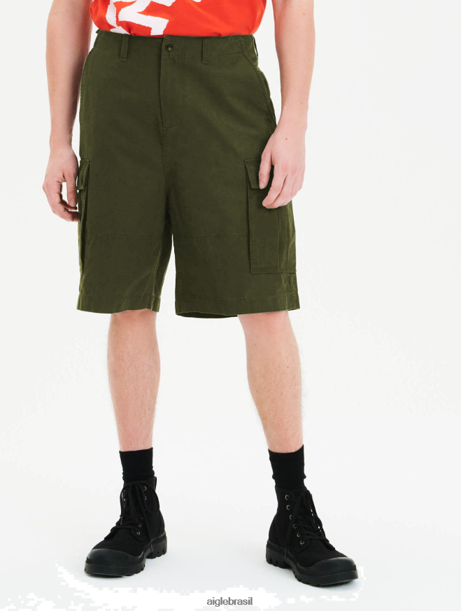 Aigle roupas shorts cargo de algodão orgânico advogado homens RX2B88107