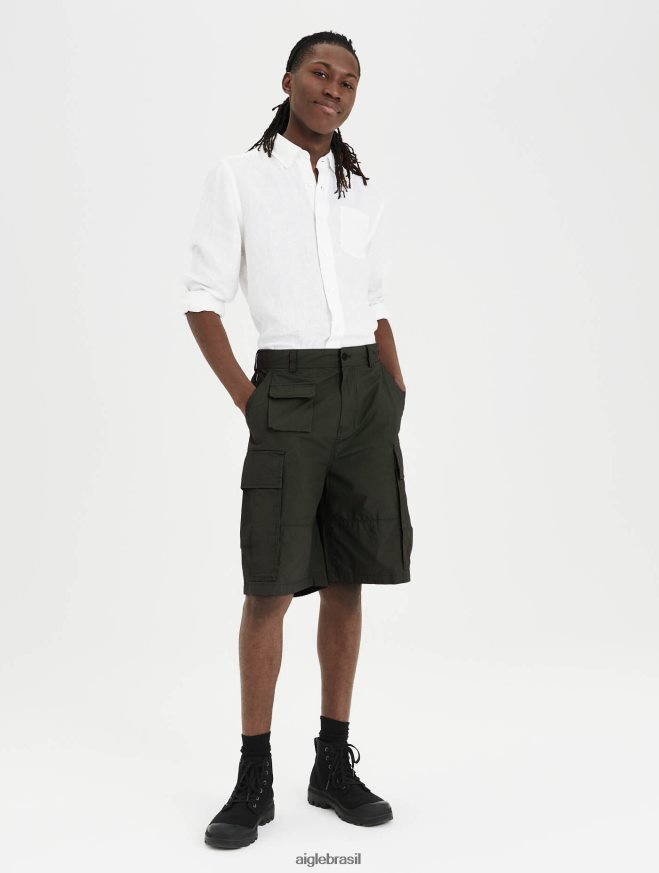 Aigle roupas shorts cargo de algodão orgânico advogado homens RX2B88155
