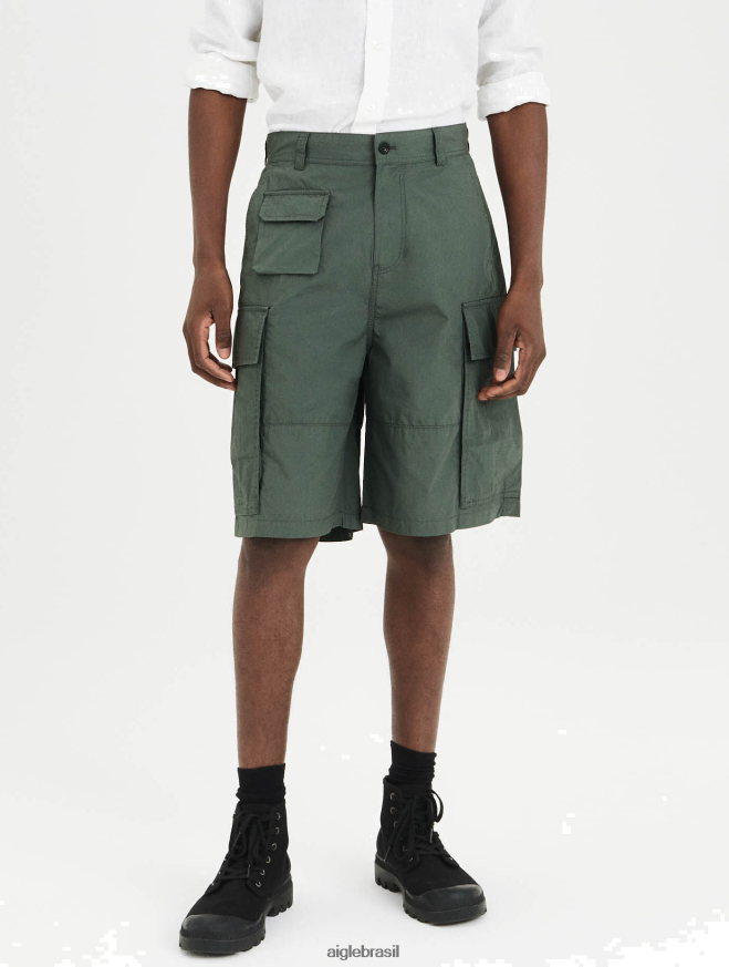 Aigle roupas shorts cargo de algodão orgânico urbano homens RX2B8843