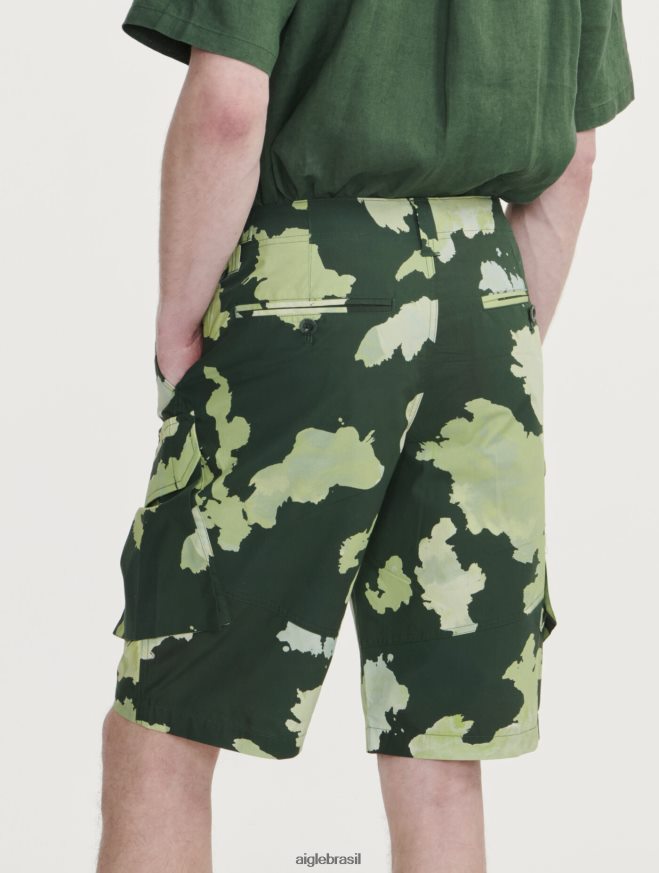 Aigle roupas shorts cargo de popeline pr botânico homens RX2B8853