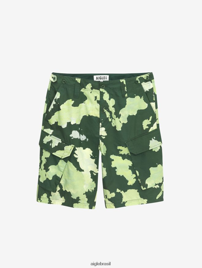 Aigle roupas shorts cargo de popeline pr botânico homens RX2B8853