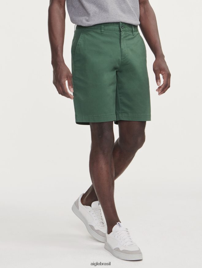 Aigle roupas shorts chino botânico homens RX2B8898