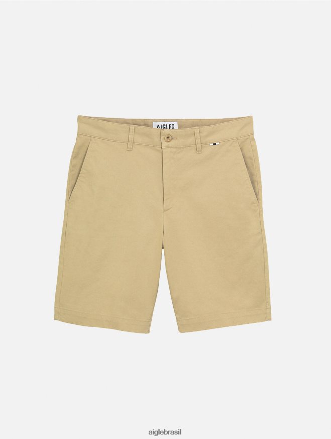 Aigle roupas shorts chino vime homens RX2B8865