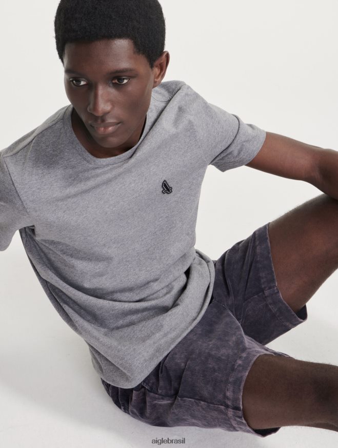 Aigle roupas shorts de veludo cotelê Império homens RX2B8823