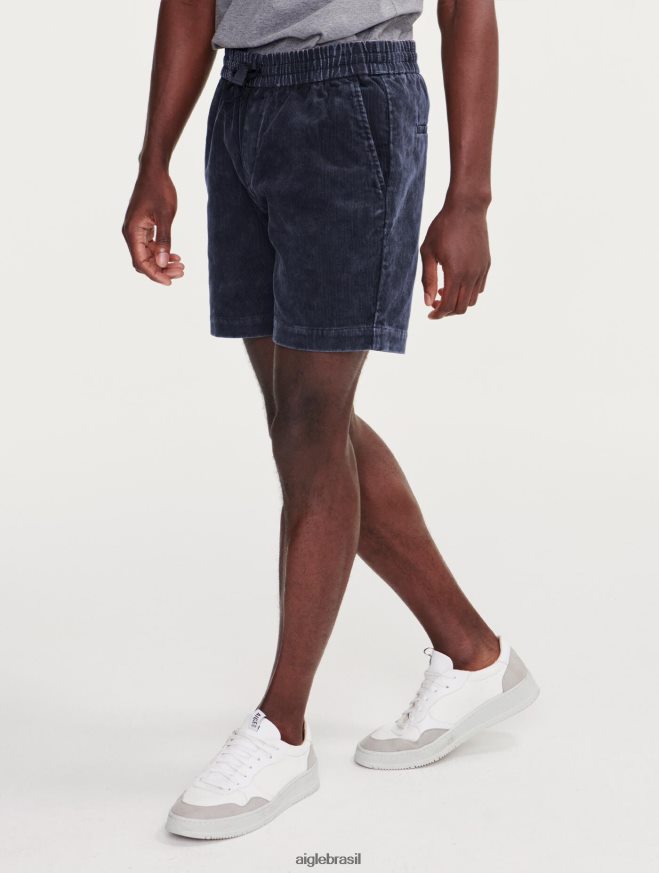 Aigle roupas shorts de veludo cotelê Império homens RX2B8823