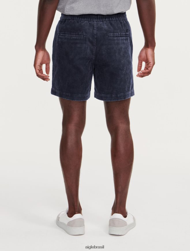 Aigle roupas shorts de veludo cotelê Império homens RX2B8823