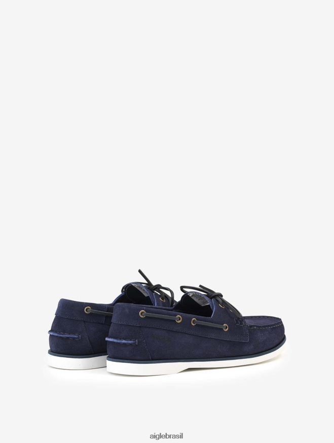 Aigle sapato mocassim clássico em couro nobuck Império homens RX2B88335