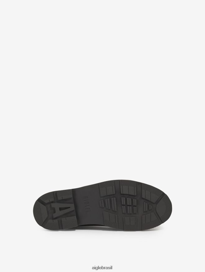 Aigle sapato o sapato derby de couro com costura norueguesa bourbon homens RX2B88302