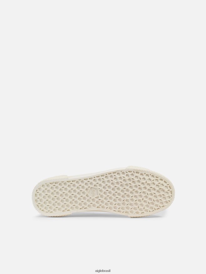 Aigle sapato sapatos de algodão reciclado branco homens RX2B88331