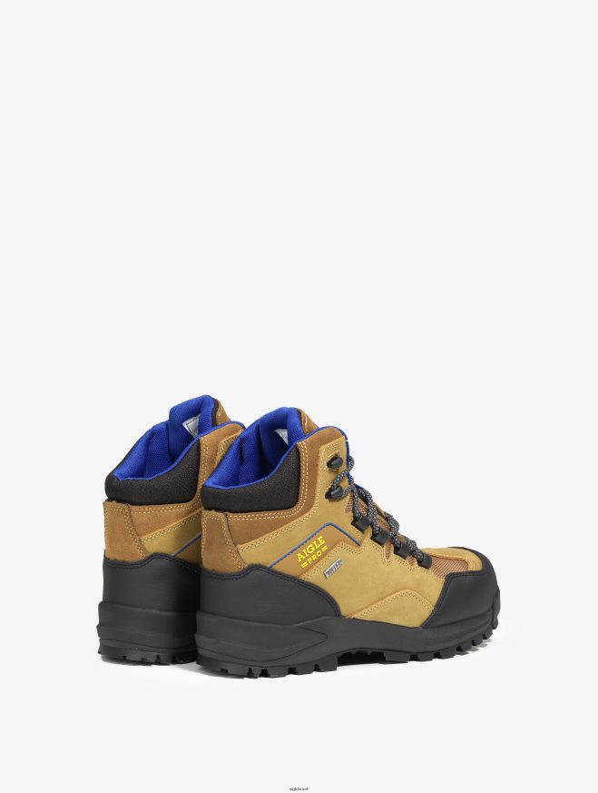 Aigle sapato sapatos de segurança de couro impermeáveis ​​e respiráveis camelo homens RX2B88286