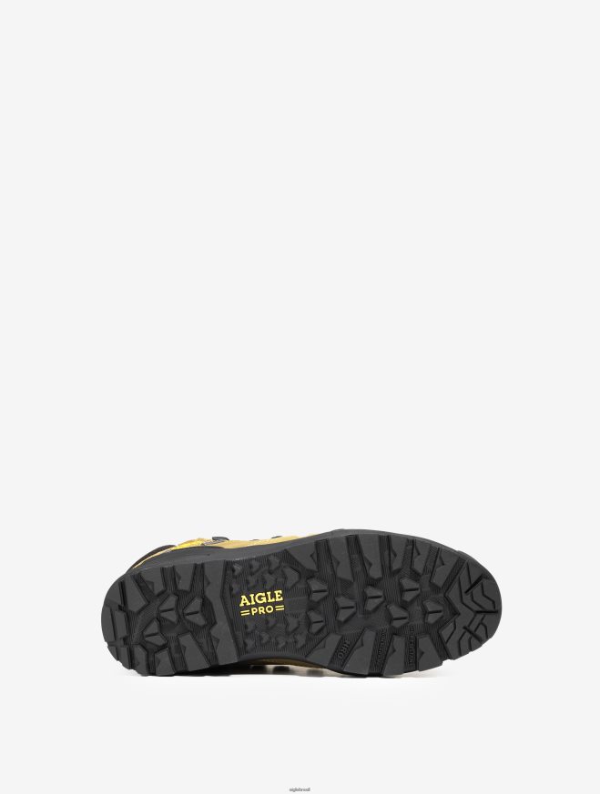 Aigle sapato sapatos de segurança de couro impermeáveis ​​e respiráveis camelo homens RX2B88286