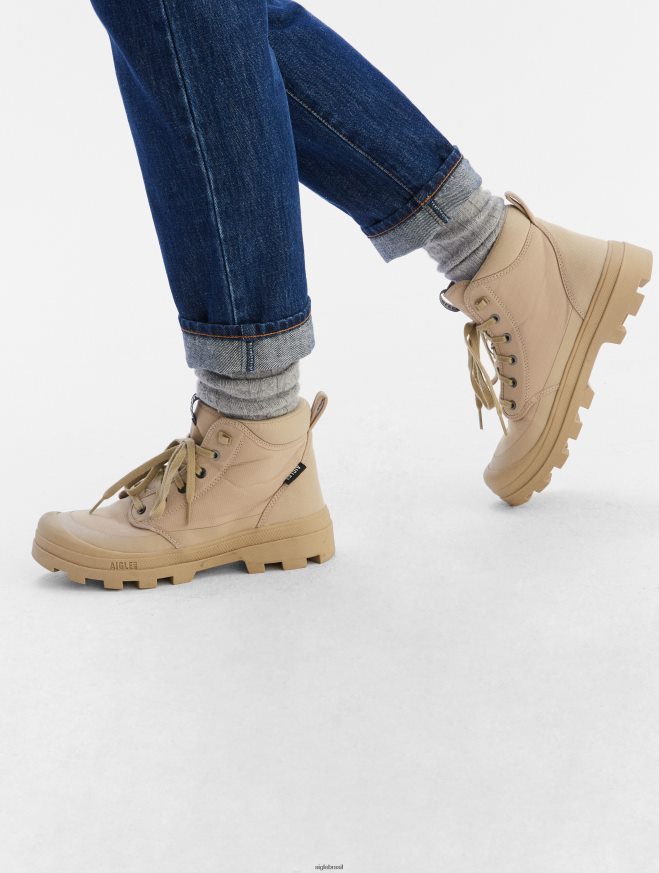 Aigle sapato o icônico sapato de caminhada feito de poliéster reciclado zibelina homens RX2B88272