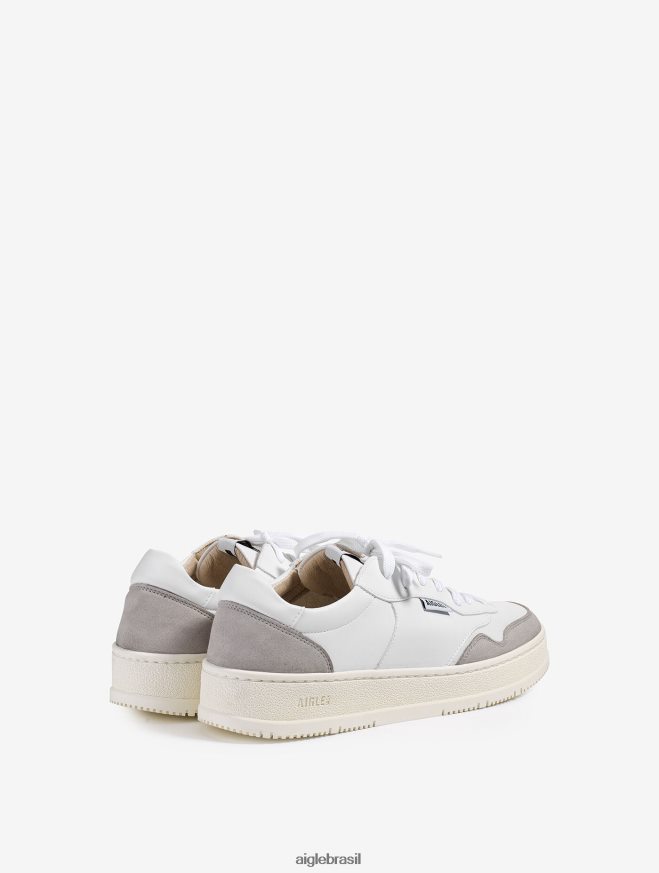 Aigle sapato o tênis de couro sustentável branco homens RX2B88289