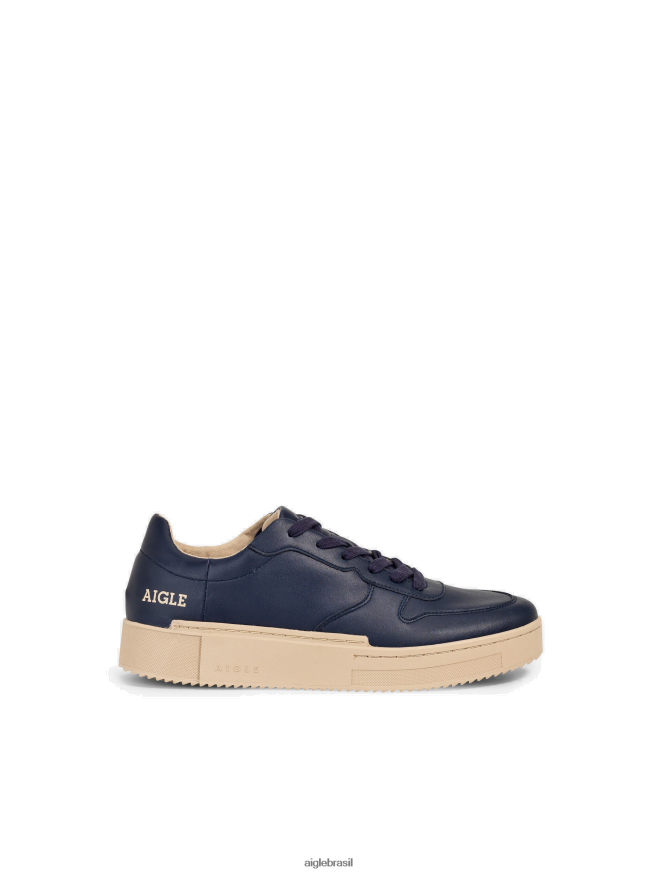 Aigle sapato tênis inspirados no basquete marinho homens RX2B88337