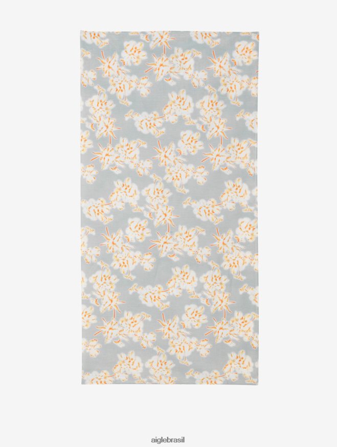 Aigle acessórios lenço quadrado estampado reseda pr mulheres RX2B88667