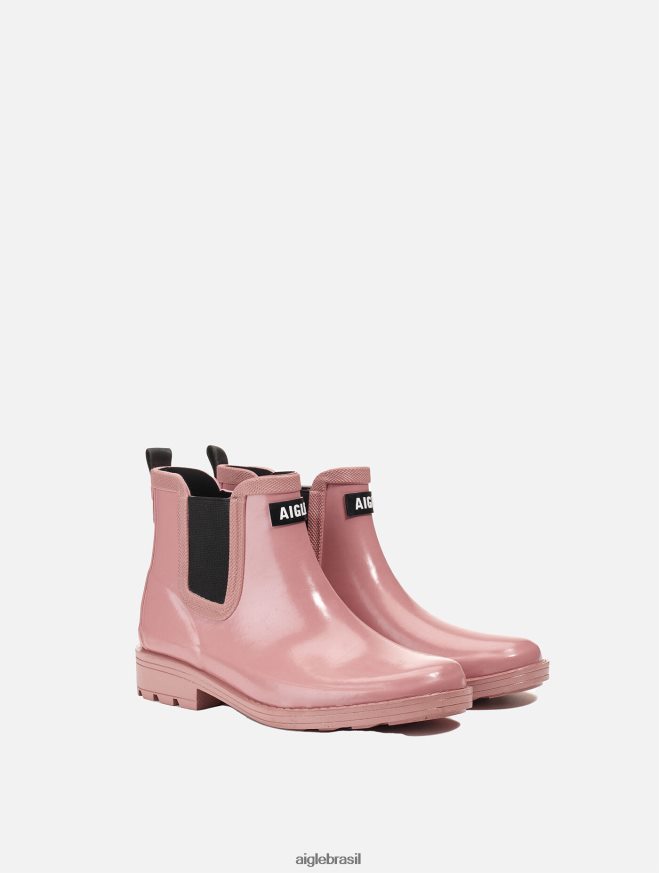 Aigle botas bota de chuva de inspiração equestre rosa enevoada mulheres RX2B88521