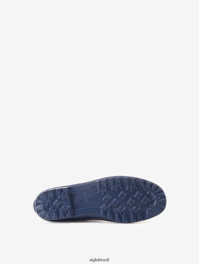 Aigle botas bota de chuva estampada no tornozelo monograma mulheres RX2B88629