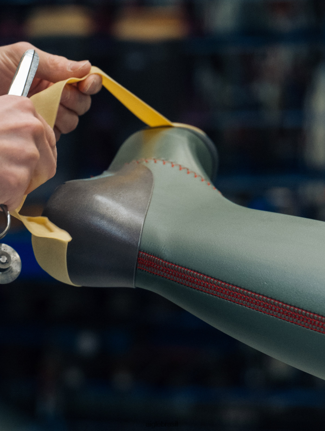 Aigle botas botas de chuva namorado feitas na França preto mulheres RX2B88604