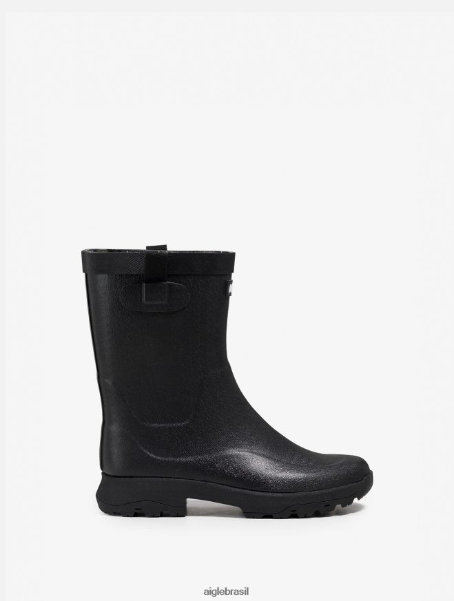 Aigle botas bota de lazer versátil preto mulheres RX2B88598