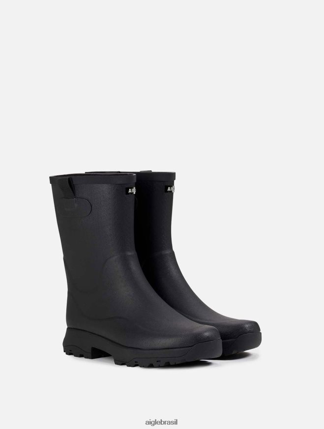 Aigle botas bota de lazer versátil preto mulheres RX2B88598