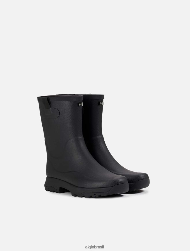 Aigle botas bota de lazer versátil preto mulheres RX2B88598