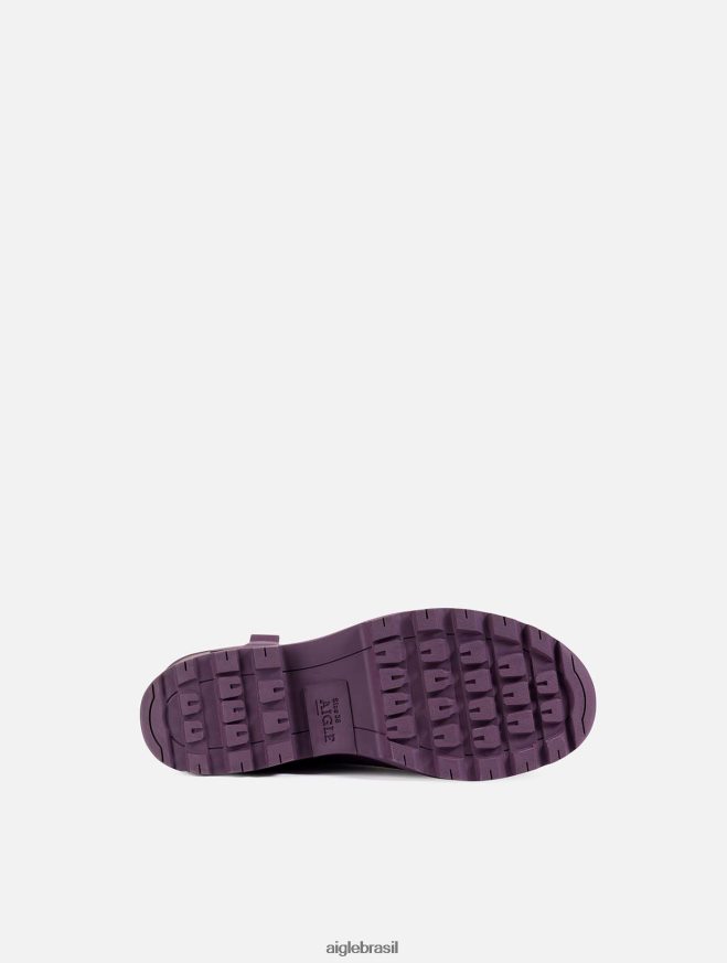 Aigle botas bota de lazer versátil vinho mulheres RX2B88643