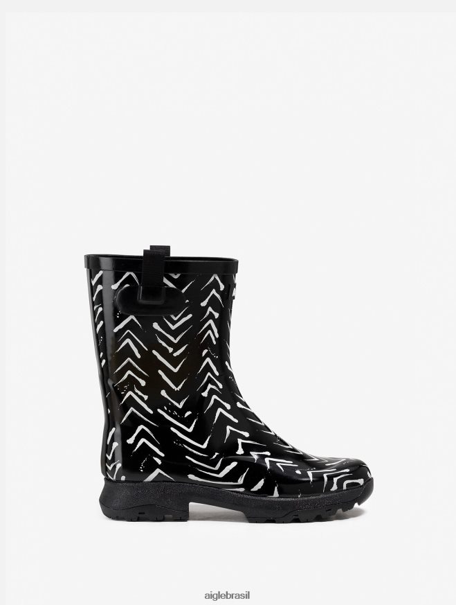 Aigle botas versão impressa da versátil bota de lazer divisa mulheres RX2B88609