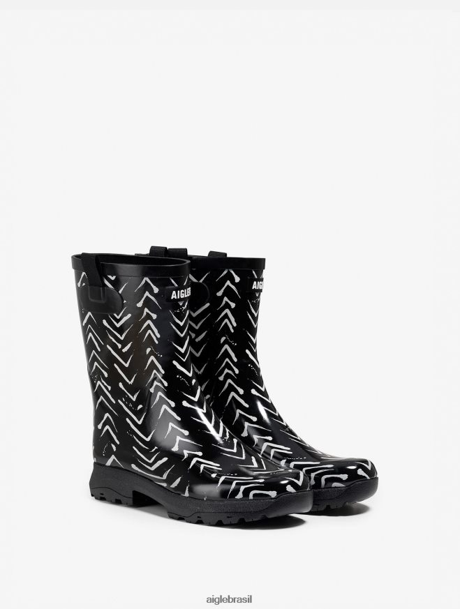 Aigle botas versão impressa da versátil bota de lazer divisa mulheres RX2B88609