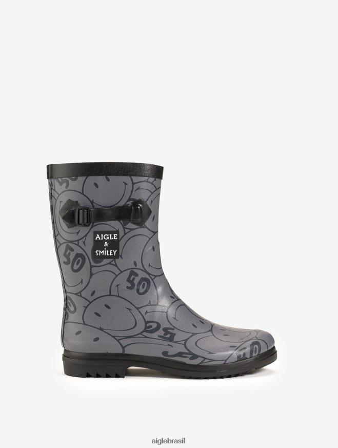 Aigle x Smiley botas botas de borracha risonho mulheres RX2B88646