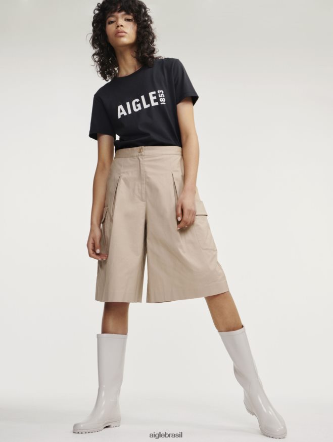 Aigle roupas bermudas longas vime mulheres RX2B88437