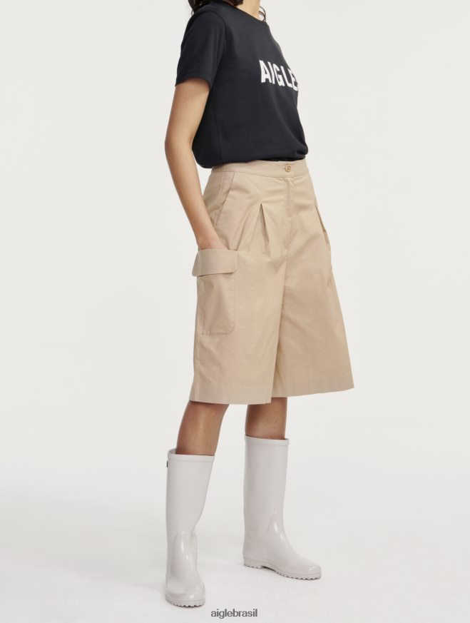 Aigle roupas bermudas longas vime mulheres RX2B88437
