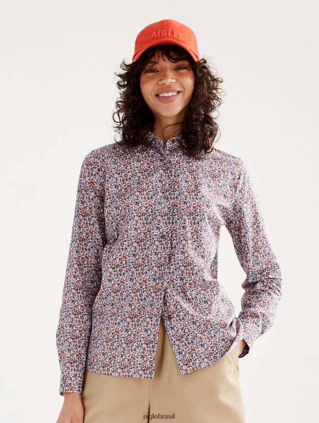 Aigle roupas a clássica camisa liberty londrina lait pr mulheres RX2B88568