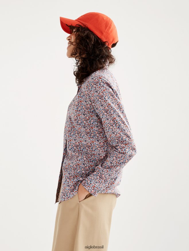 Aigle roupas a clássica camisa liberty londrina lait pr mulheres RX2B88568