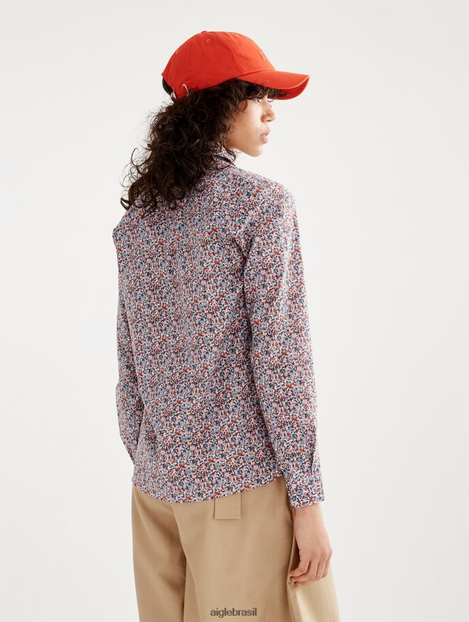 Aigle roupas a clássica camisa liberty londrina lait pr mulheres RX2B88568