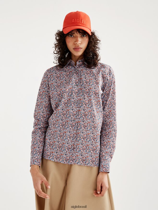 Aigle roupas a clássica camisa liberty londrina lait pr mulheres RX2B88568