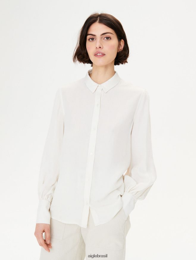 Aigle roupas camisa de manga longa leite mulheres RX2B88569
