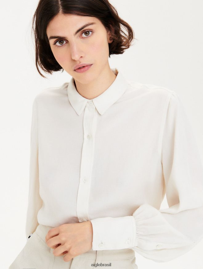 Aigle roupas camisa de manga longa leite mulheres RX2B88569