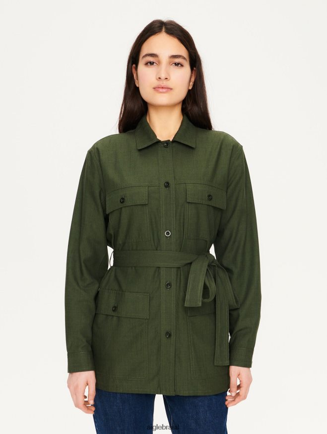 Aigle roupas camiseta algodão e tencel advogado mulheres RX2B88657