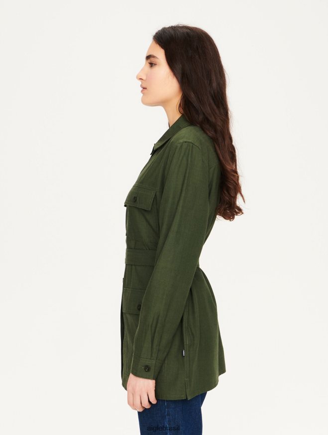 Aigle roupas camiseta algodão e tencel advogado mulheres RX2B88657