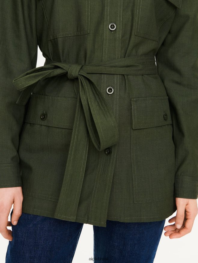 Aigle roupas camiseta algodão e tencel advogado mulheres RX2B88657