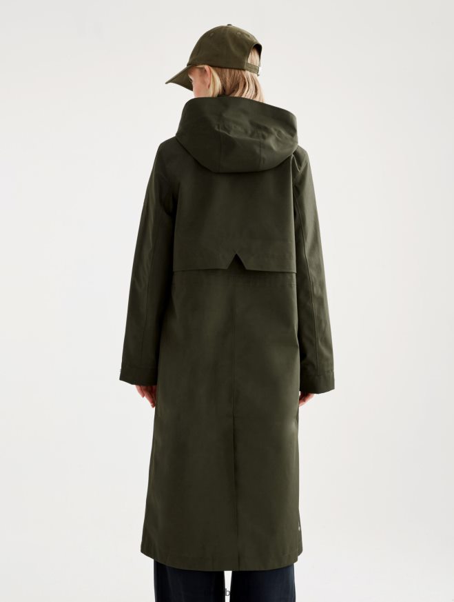 Aigle roupas capa de chuva longa redesenhada de gore-tex discutir mulheres RX2B88447